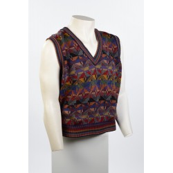 Gilet col en V 100% PIMA