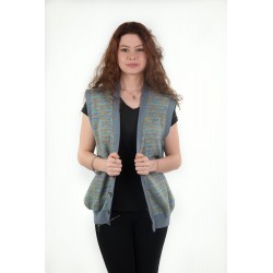 Gilet blue clair 100% PIMA